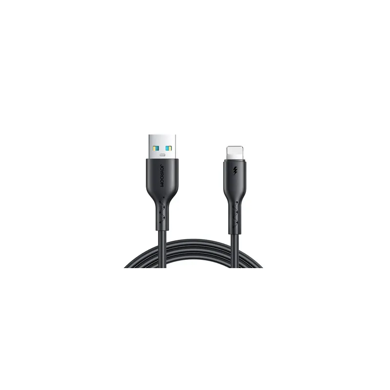 Cable Flash Charge USB to Lightning Joyroom SA26-AL3/ 3A / 1m (black)